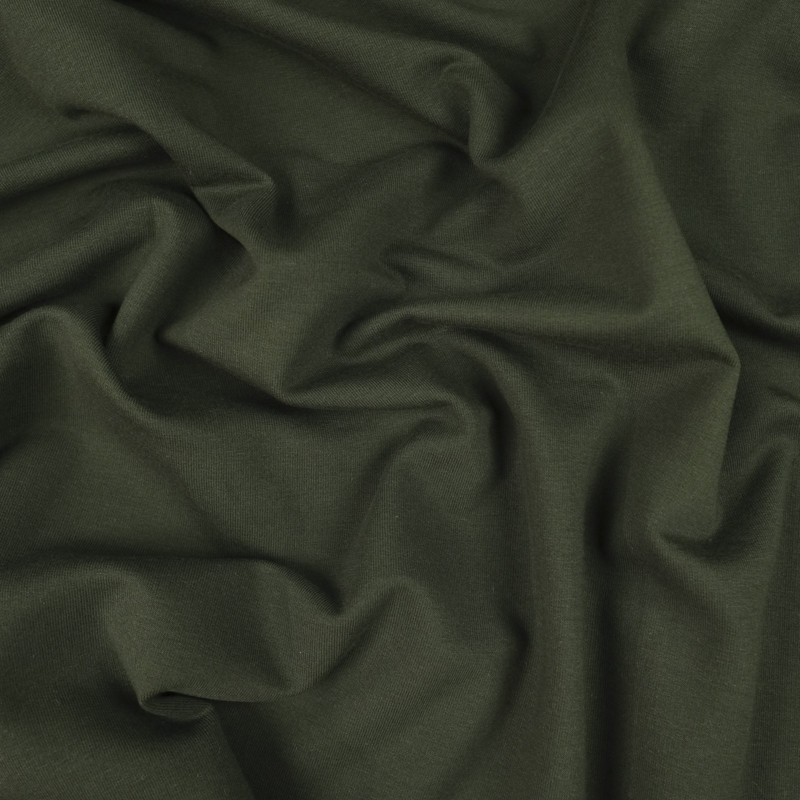 Khaki Green Jersey Fleece - Maison Klem